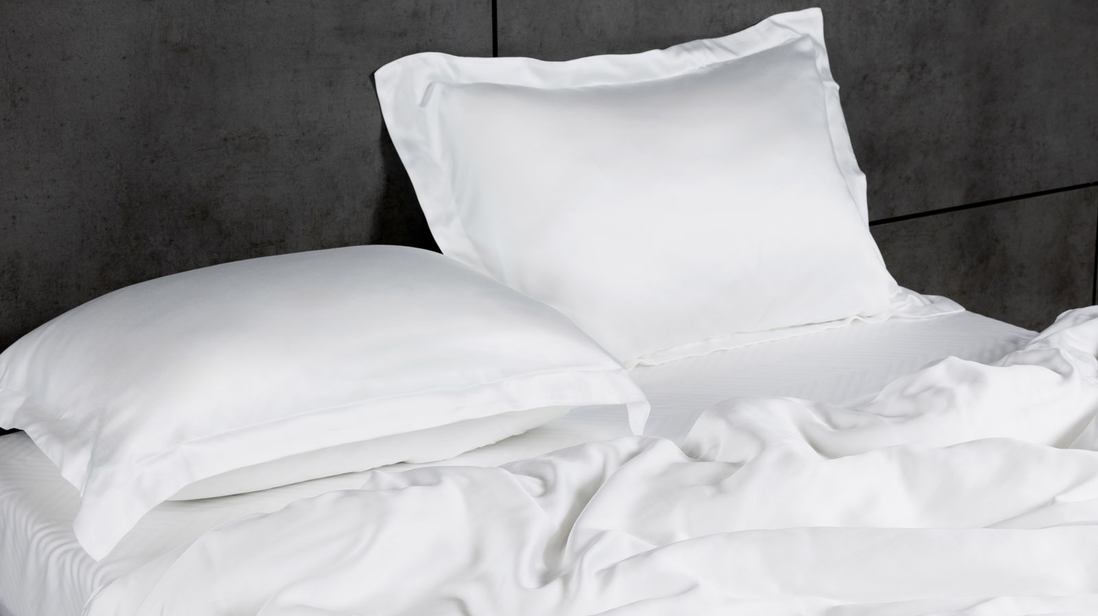 Простынь на резинке Comfort Solid Tencel, цвет Белый 90x200 в мебель-центре Озерцо