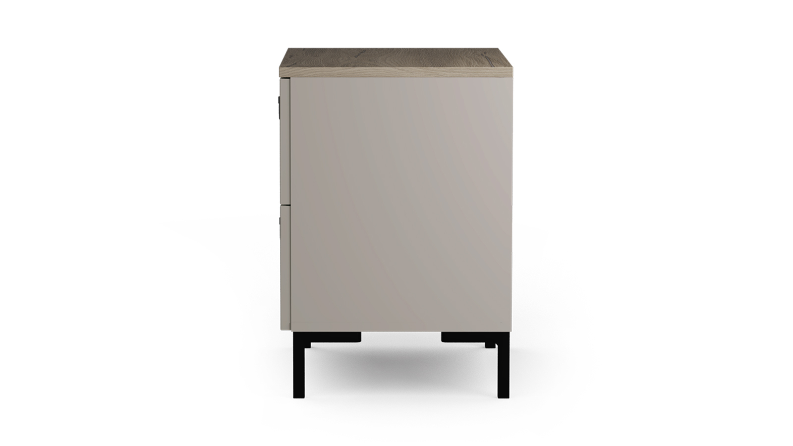 Тумба прикроватная Zima, цвет Гикори кингстон + Белый	 41x53.5 — купить в Озерце