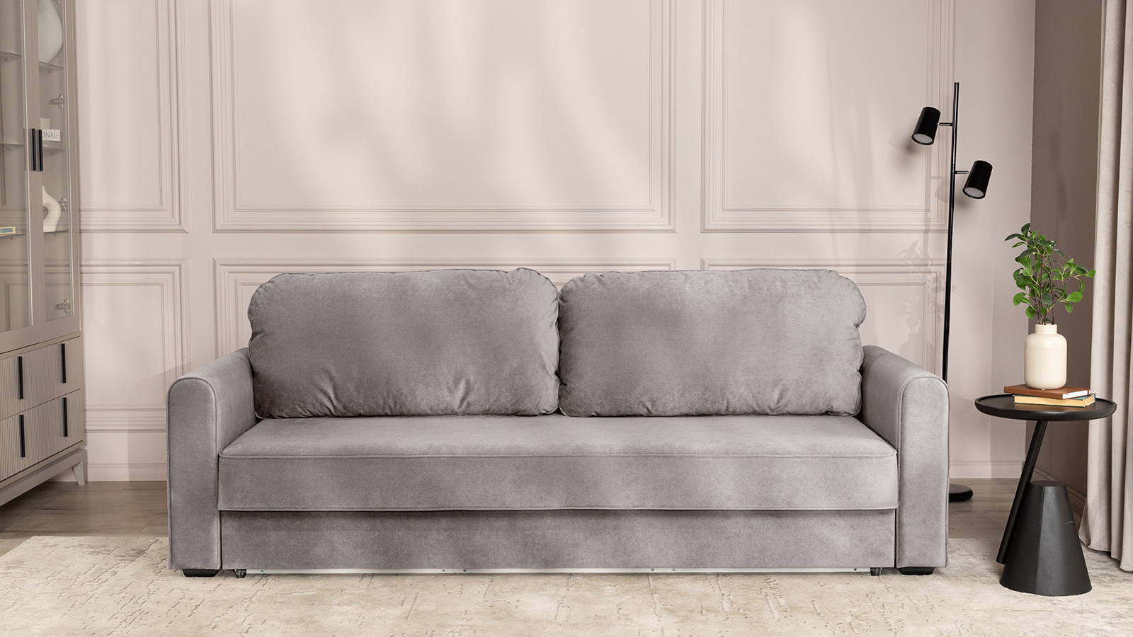 Диван -кровать Magni ткань Casanova Grey 96x233 — купить в Озерце