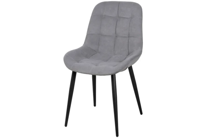 Стул Тоскана (Муар черный/Велюр Dream Grеу) СРП-033 - купить в Озерце