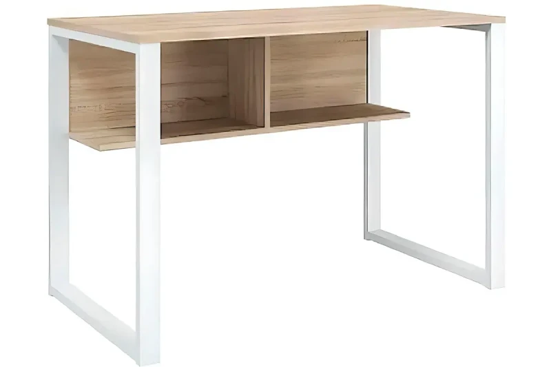 Стол Клио (Дуб сонома/Белый) — Мебель-центр Озерцо
