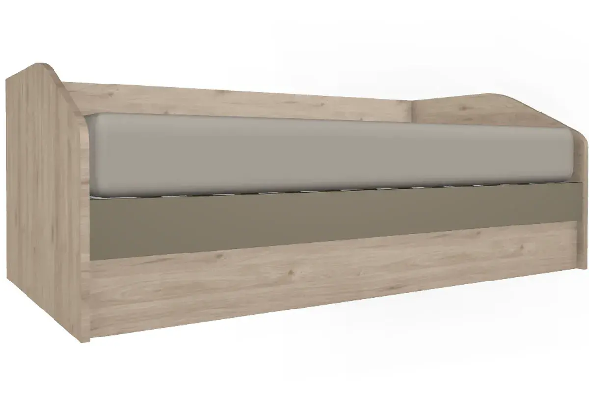 Детская Грейс композиция 4 (Гикори Джексон Светлый/Латте Матовый) — Мебель-центр Озерцо