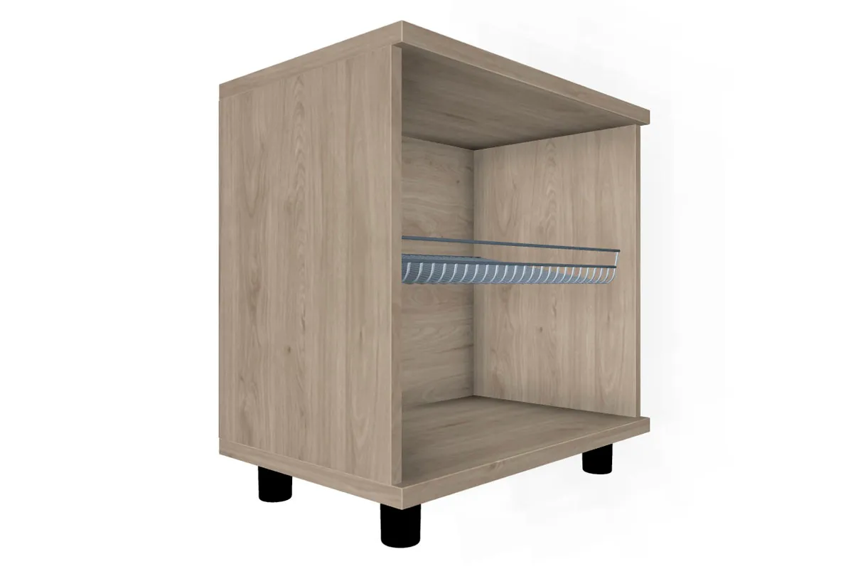 Тумба ТБ-5042-ГС-КМ (Гикори Джексон Светлый/Кашемир Матовый) — Мебель-центр Озерцо