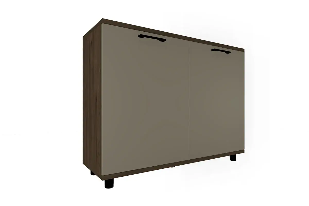 Гостиная Грейс комплект 10 (Гикори Джексон темный/Латте Матовый) — Мебель-центр Озерцо