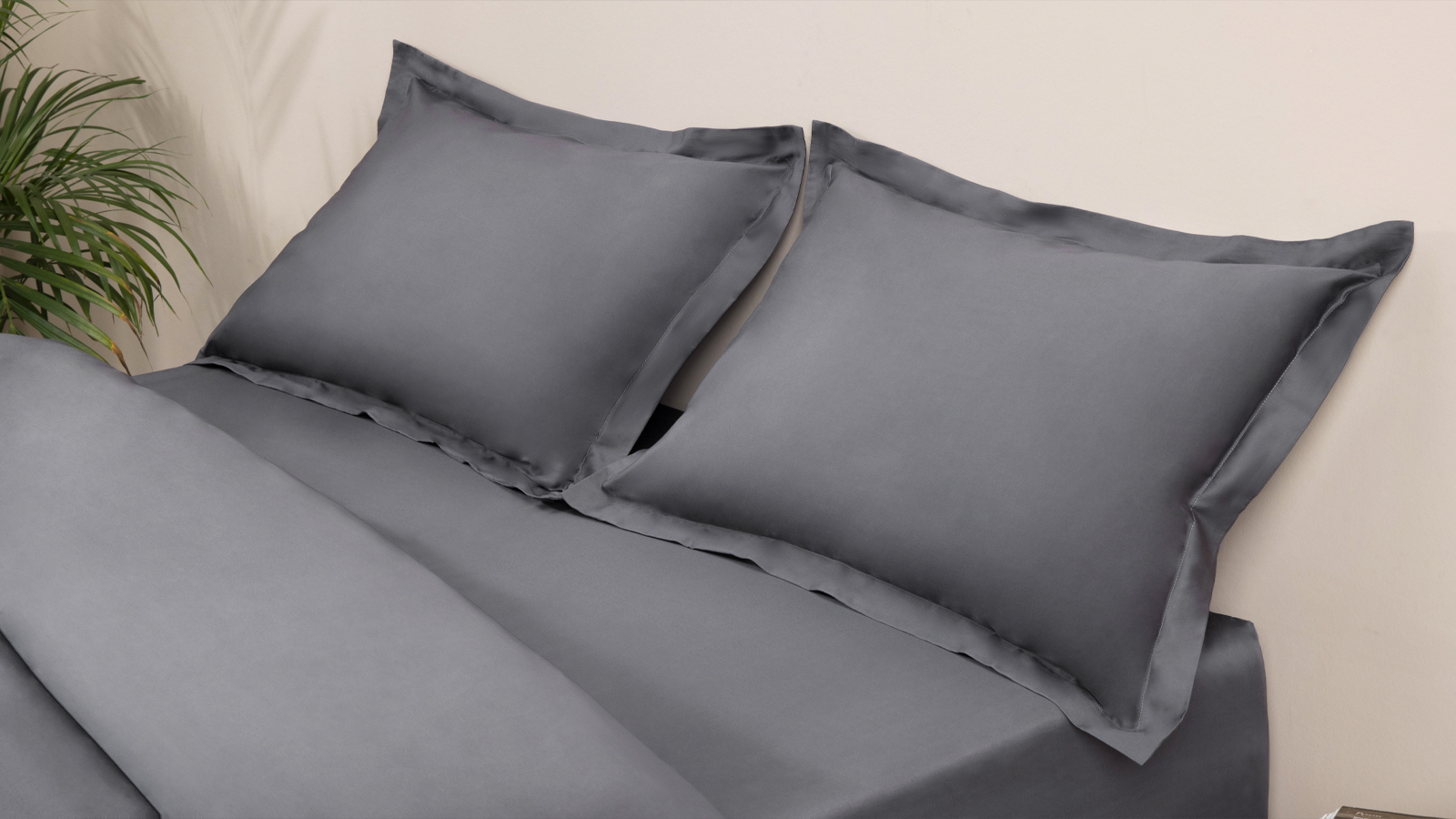 Постельное белье Askona Home, цвет Графит 200x220, без простыни в мебель-центре Озерцо