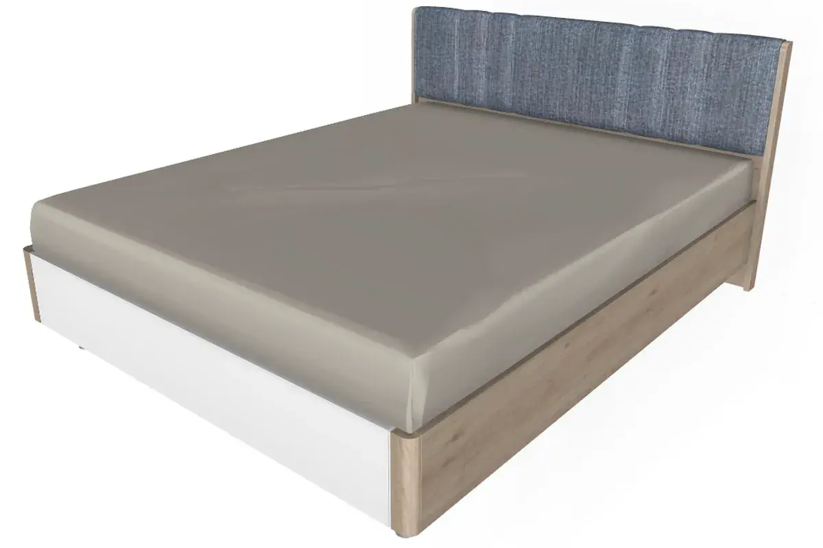 Спальня Грейс комплект 2 (Гикори Джексон Светлый/Белый Бриллиант Глянцевый) - купить в Озерце