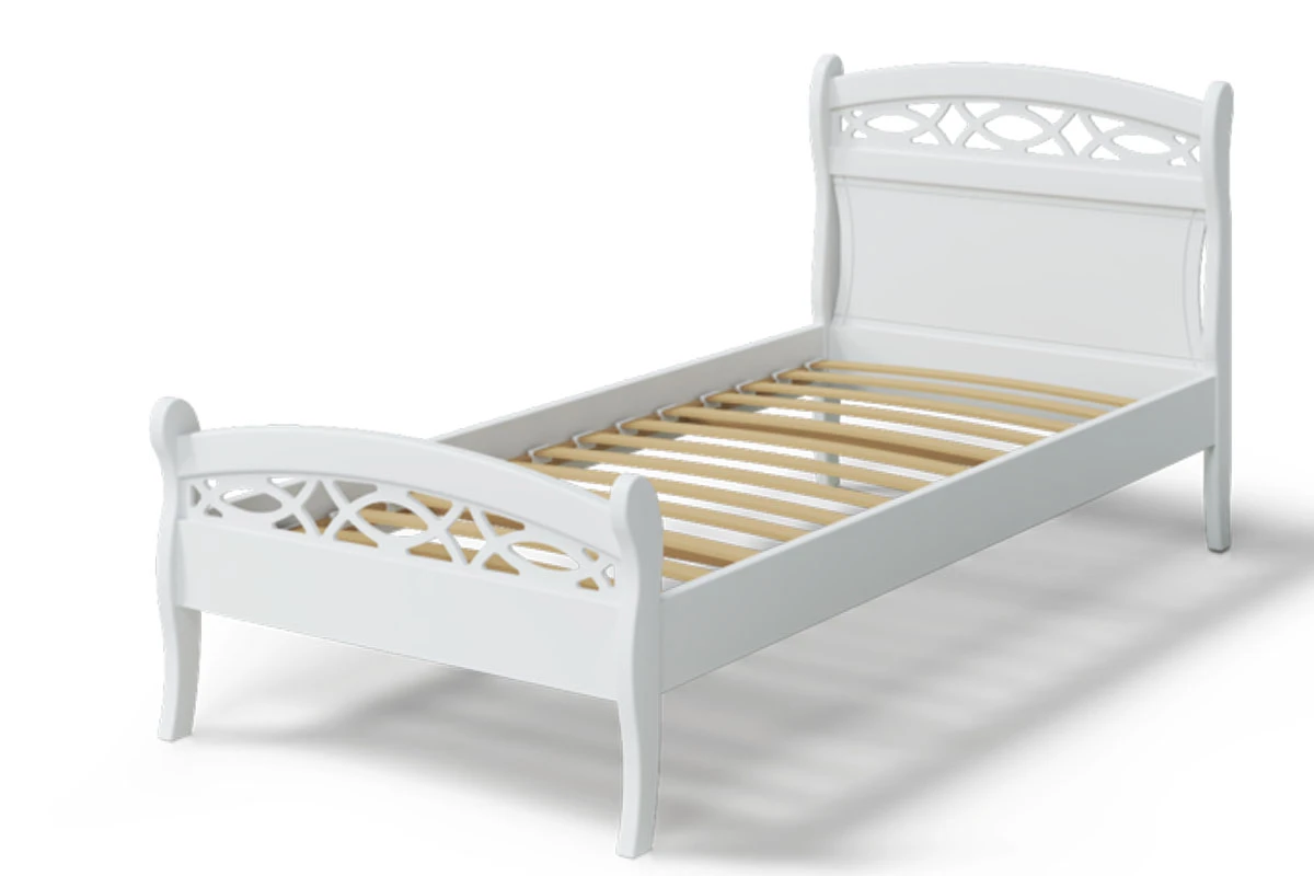 Кровать Натали 90х200 (Белая) - купить в Озерце