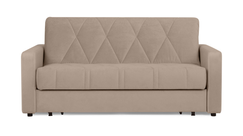 Диван - кровать Domo Pro стежка ромб, ткань Sky Velvet 03 180x216 — в мебель-центре Озерцо