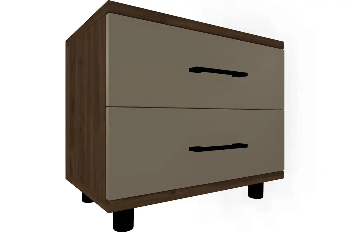 Прихожая Грейс комплект 7 (Гикори Джексон Темный/Латте Матовый) — Мебель-центр Озерцо