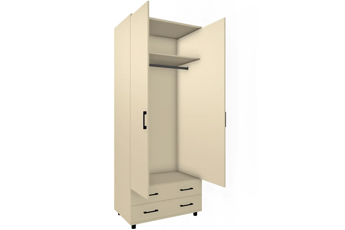 Шкаф ШК-5005-СК-КМ (Серый Кашемир/Кашемир Матовый) в мебель-центре Озерцо