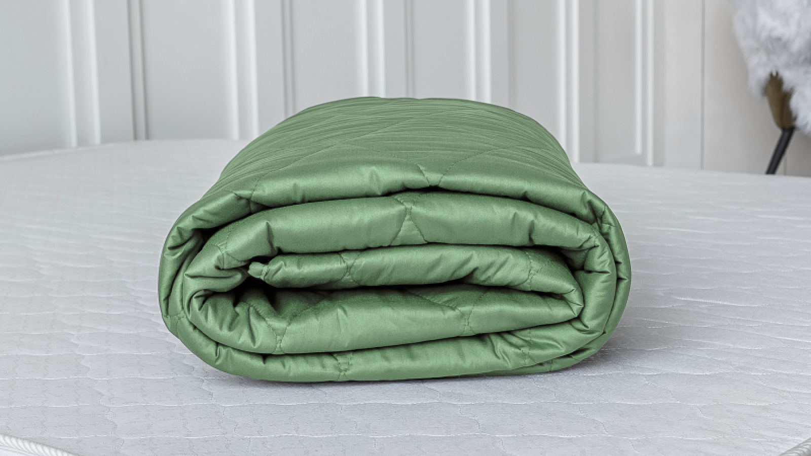 Покрывало хлопковое Askona Cotton Sateen, цвет Розмарин 220x240 в мебель-центре Озерцо