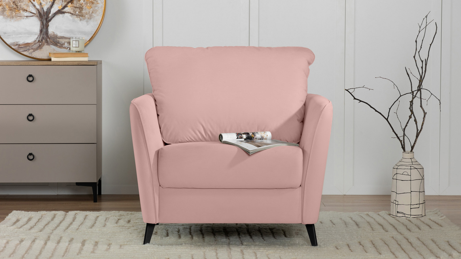 Кресло Laguna, Тк. Sky Velvet 01 87x92.5 — купить в Озерце