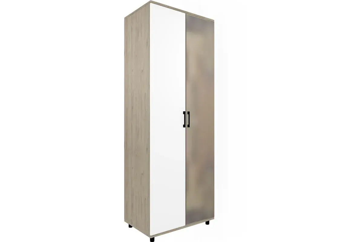 Спальня Грейс комплект 4 (Гикори Джексон Светлый/Белый Бриллиант Глянцевый) - купить в Озерце