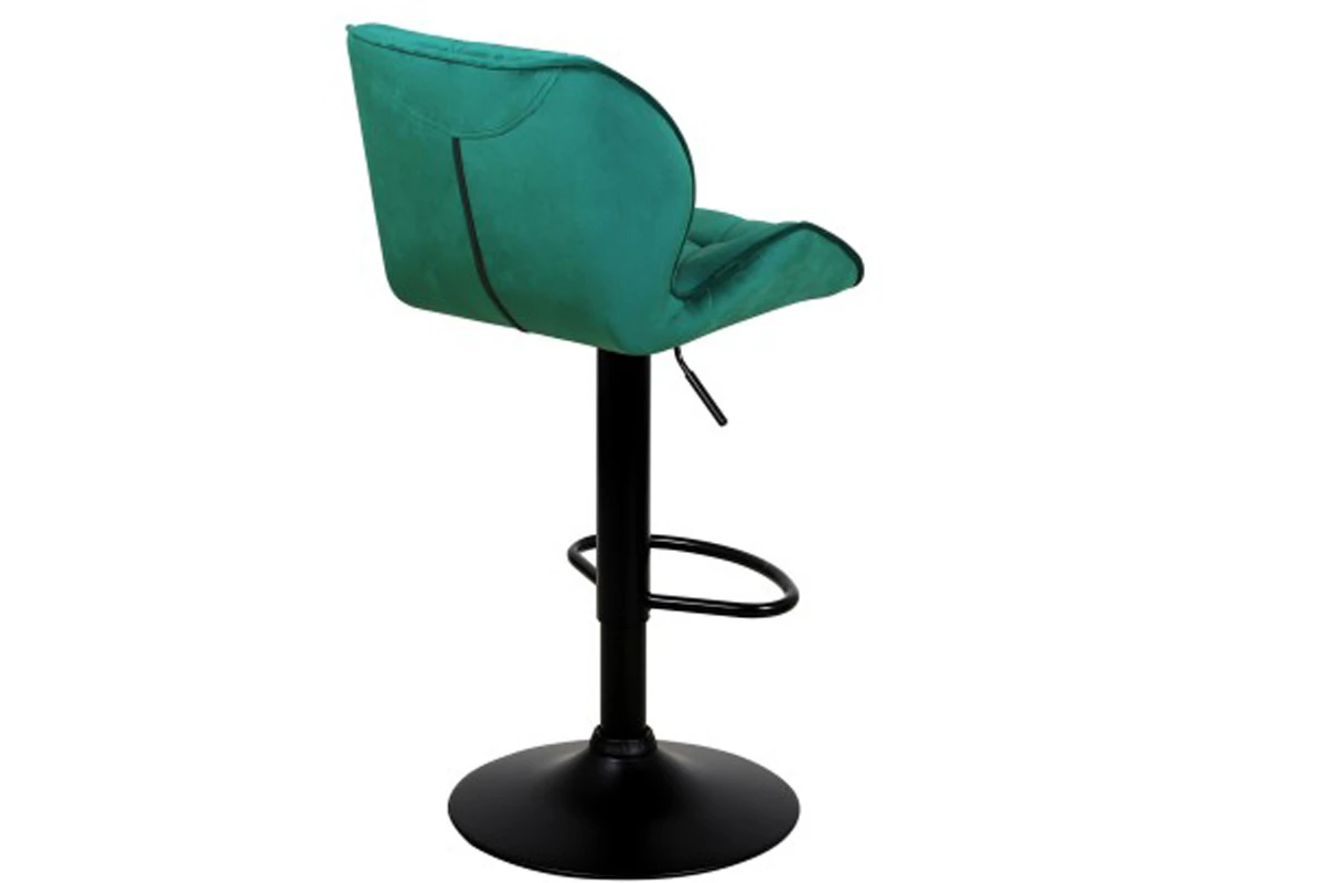 Стул барный с мягкой спинкой Кристалл (Зелёный/Велюр) WX-2583 - купить в Озерце