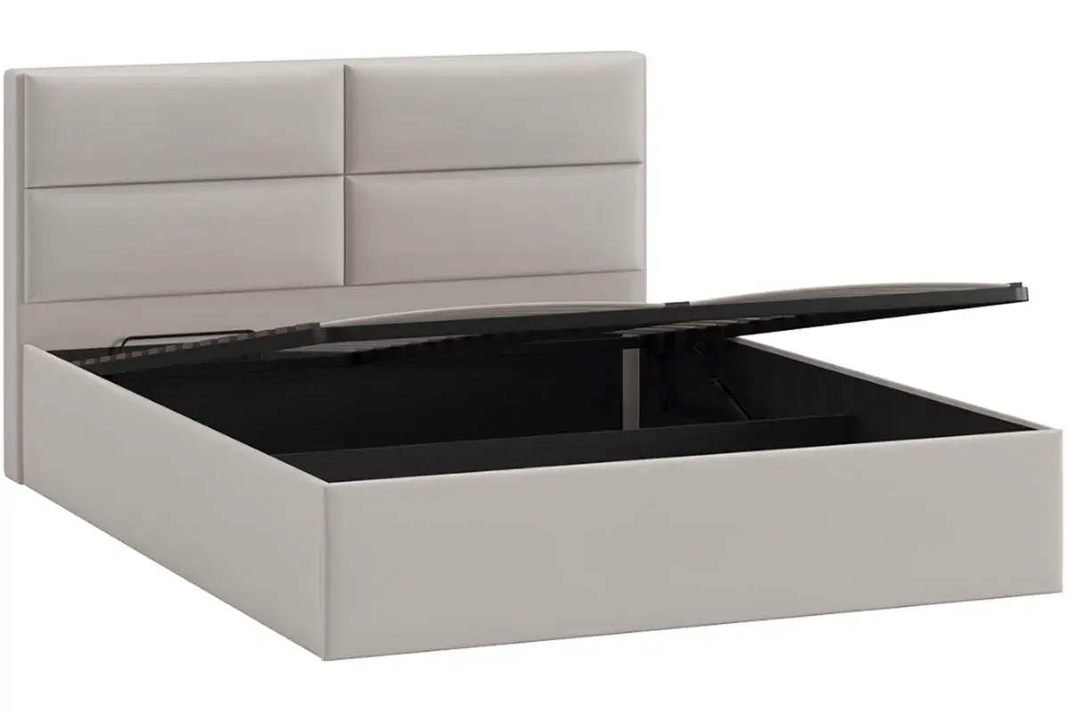 Кровать универсальная Глосс Тип 1 160х200 с ПМ и заглушиной (Велюр/Confetti Smoke) - купить в Озерце