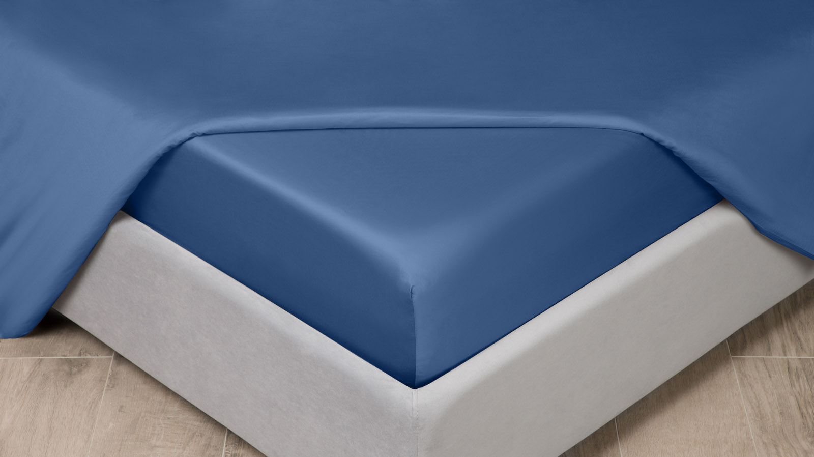 Простынь на резинке Askona Lite Home, цвет Морская глубина 120x200 в мебель-центре Озерцо