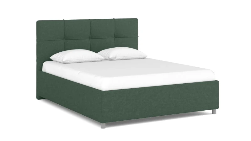 Кровать с подъемным механизмом Plato Elisa, ткань Lidot green, 90x200 - купить в Озерце