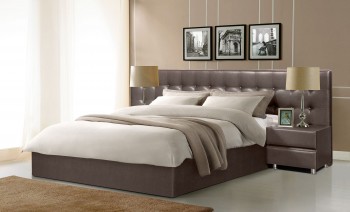 Кровать Моника (встроенный матрас 140х200 см., независимый пружинный блок+кокос) - купить в Озерце