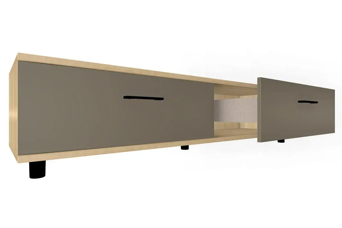 Тумба ТБ-5072-АС-ЛМ (Ясень Асахи/Латте Матовый) — Мебель-центр Озерцо