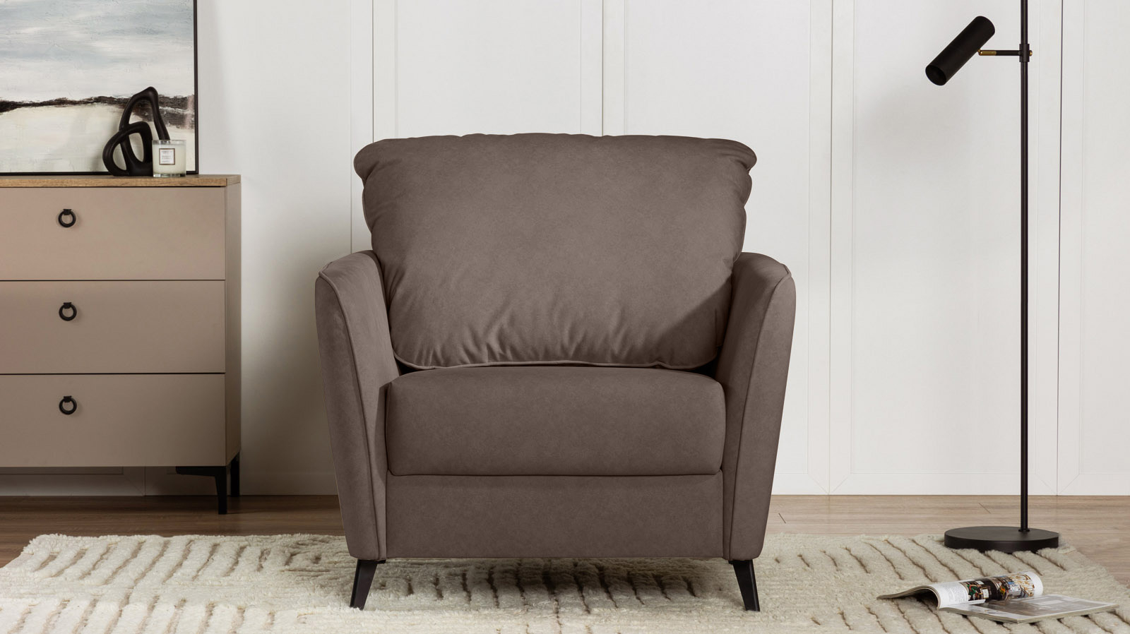 Кресло Laguna, Тк. Galaktika cacao 87x92.5 — купить в Озерце