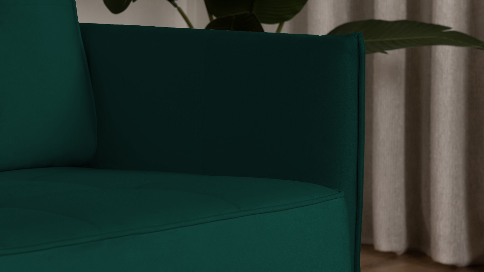 Кресло Amani Pro, Тк. Sky Velvet 42 (подлокотник: 5 см) 73.5x89 — купить в Озерце