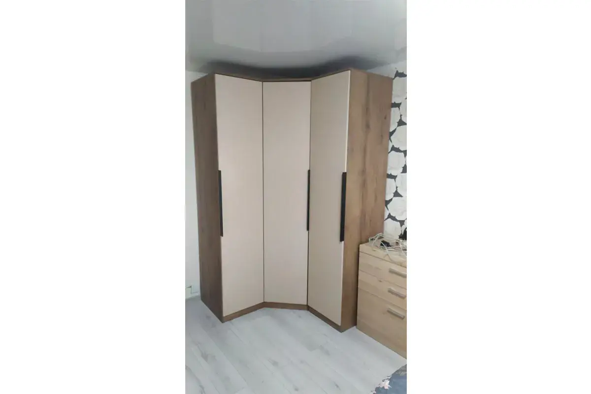 Шкаф 1-дверный для платья и белья Тоскана (Дуб Табачный/Бисквит) в мебель-центре Озерцо