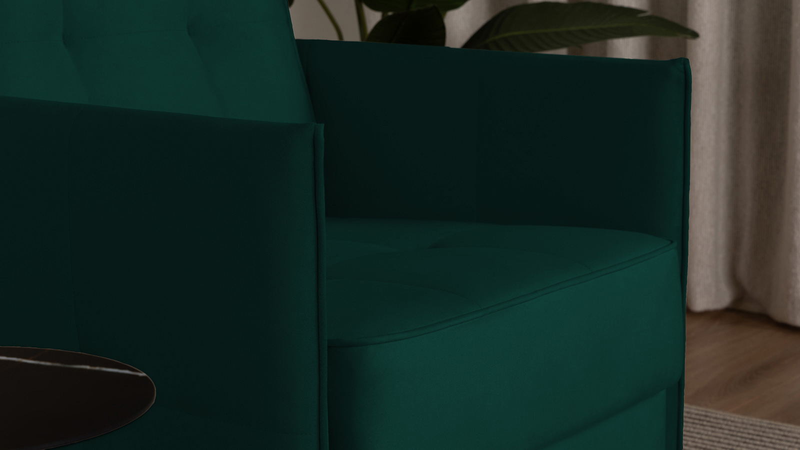 Кресло Amani Pro, Тк. Sky Velvet 42 (подлокотник: 5 см) 73.5x89 — купить в Озерце