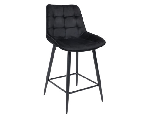 Полубарный стул Линкс, черный велюр G062-50 / черный - купить в Озерце