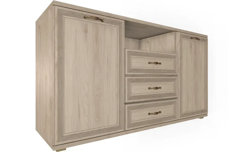 Тумба ТБ-1013 (Гикори Джексон Светлый) — Мебель-центр Озерцо