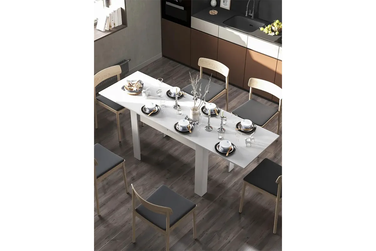 Стол раздвижной Промо тип 4 (Белый) - купить в Озерце