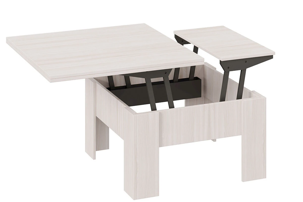 Стол журнальный тип 10 (Ясень Шимо) — Мебель-центр Озерцо