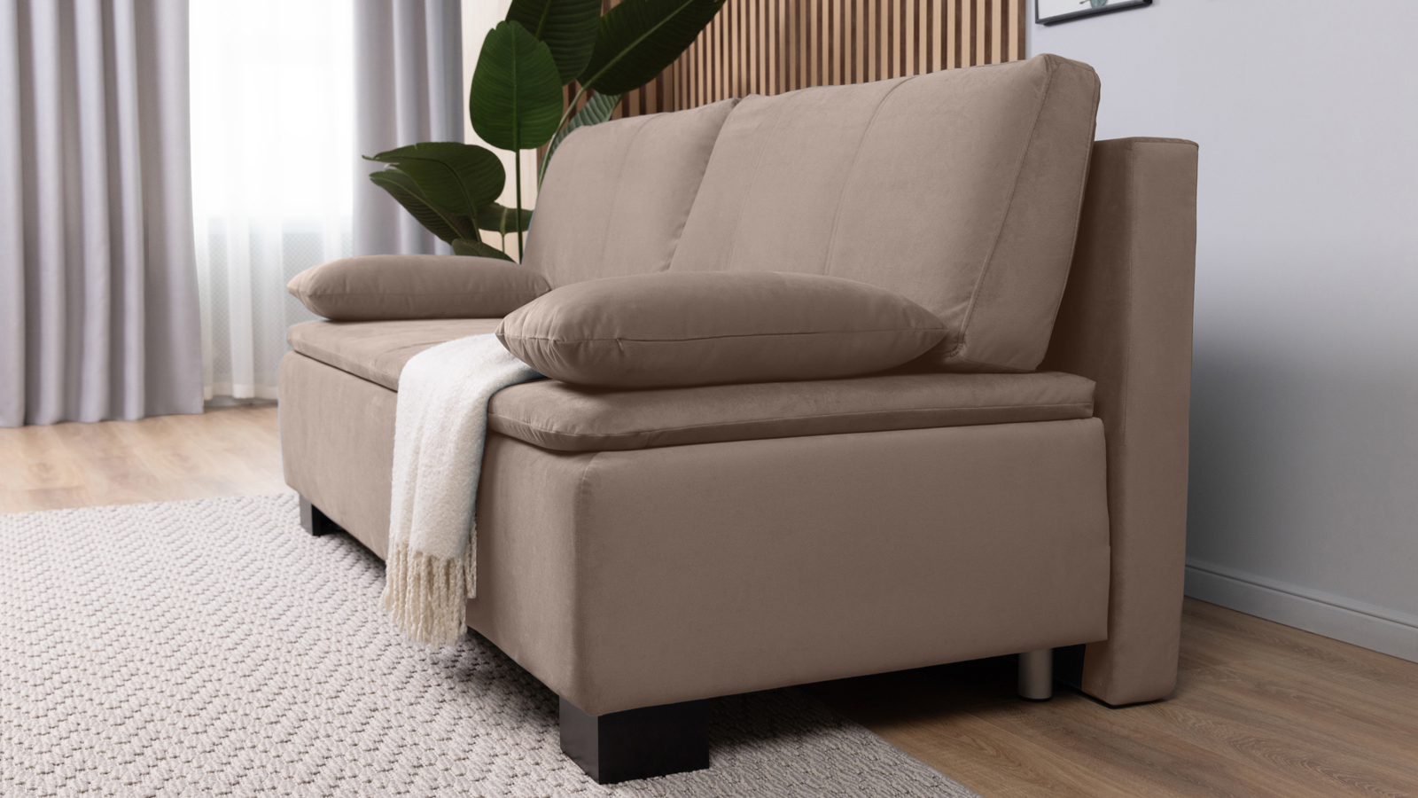Диван Trenton Sky velvet 17 с коробом для белья 93x200 — купить в Озерце