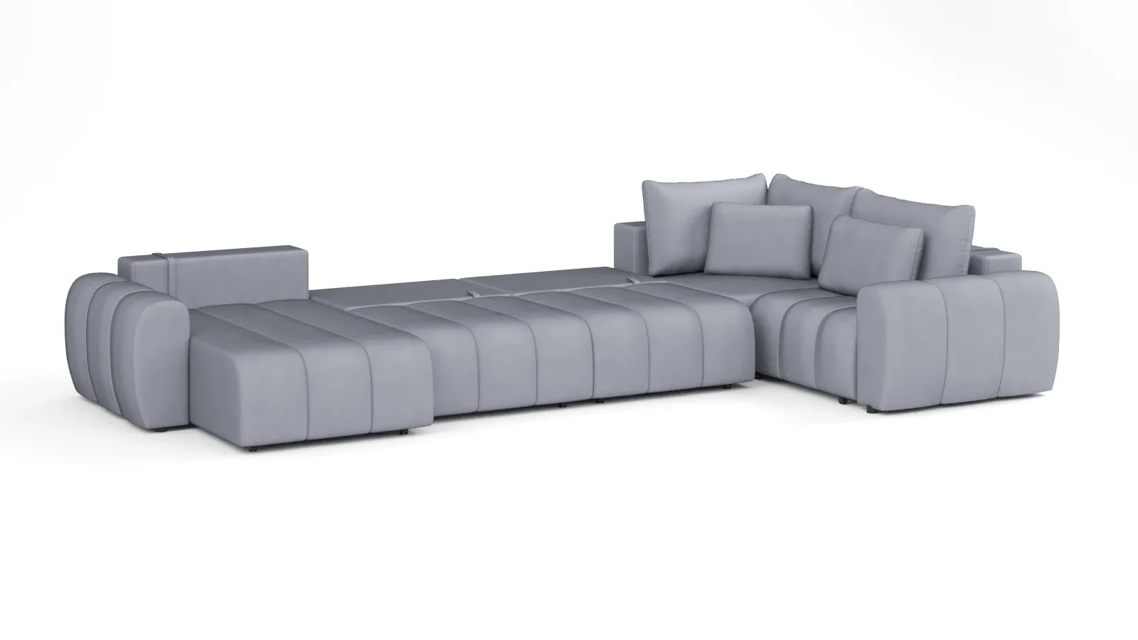 Диван -кровать П-образный Mellow-5 секц. ткань Velutto 52 247x450 — купить в Озерце