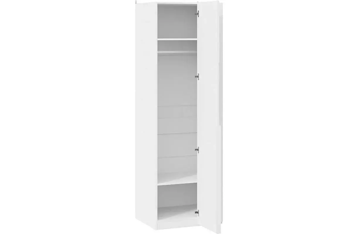 Шкаф угловой Порто СМ-393.07.007 (Белый жемчуг/Белый жемчуг) в мебель-центре Озерцо