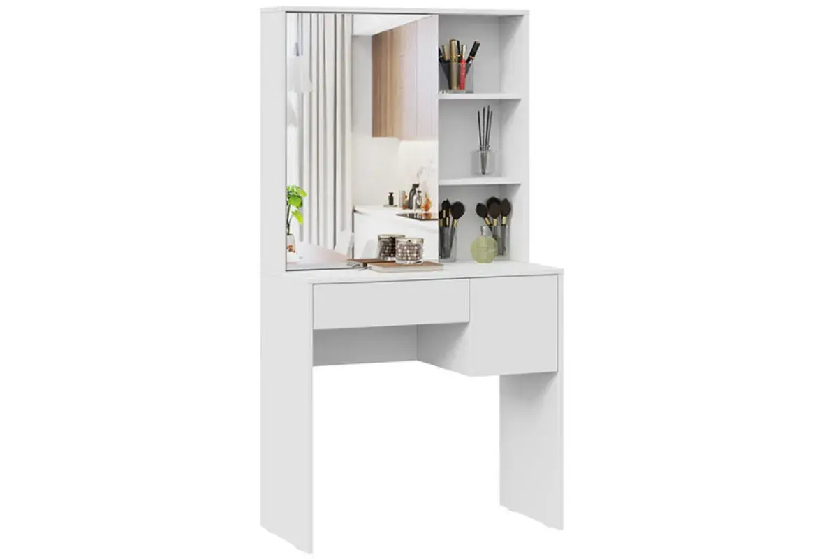 Стол туалетный Вайт (Белый ясень) — Мебель-центр Озерцо