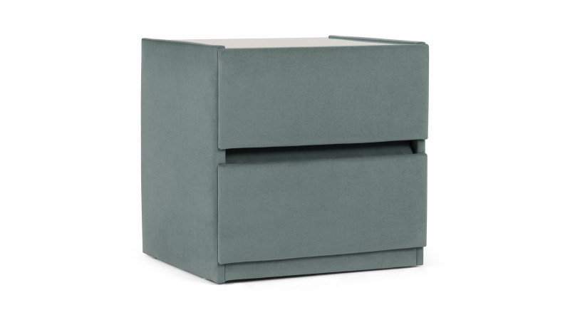 Тумба Oscar со стеклом ткань Dumont 26 45x50 — купить в Озерце