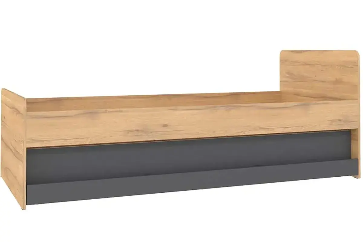 Детская Лойс №2 (Дуб золотистый/Белый/Графит) — Мебель-центр Озерцо