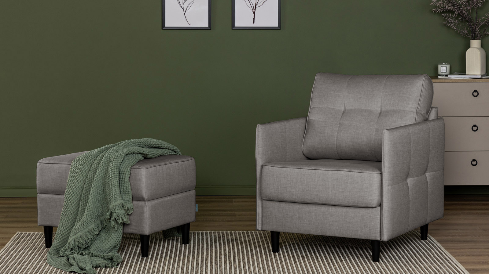 Пуф Amani Pro, Тк. Тк. Lidot lilac 53x68 — купить в Озерце