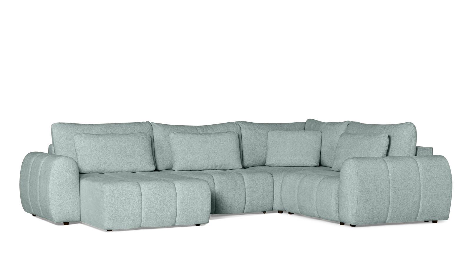 Диван -кровать П-образный Mellow-4 секц. ткань Raven 80 247x350 — купить в Озерце