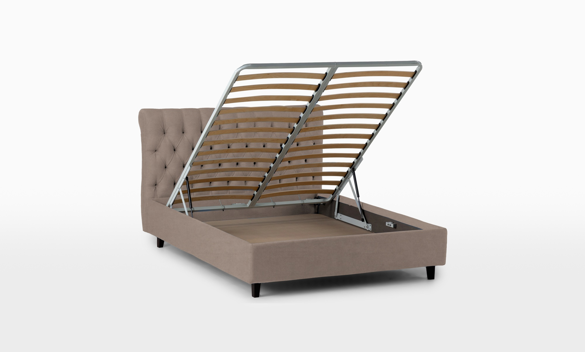 Кровать Allegro, ткань Sky Velvet 17, 160x200 - купить в Озерце