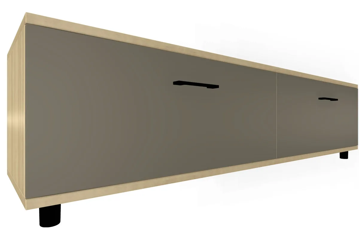 Гостиная Грейс комплект 2 (Ясень Асахи/Латте Матовый) — Мебель-центр Озерцо