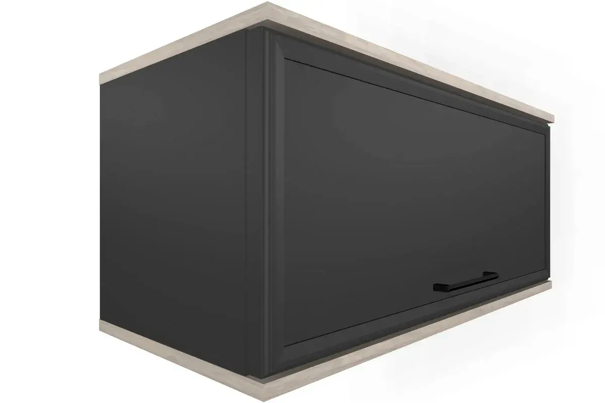 Гостиная Aurelio 3 (Антрацит/Блеквуд Сатиновый) — Мебель-центр Озерцо