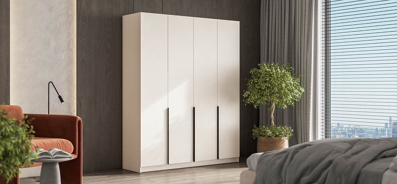 Босс Стандарт 180*220 шкаф распашной 4Д 01 Кашемир в мебель-центре Озерцо