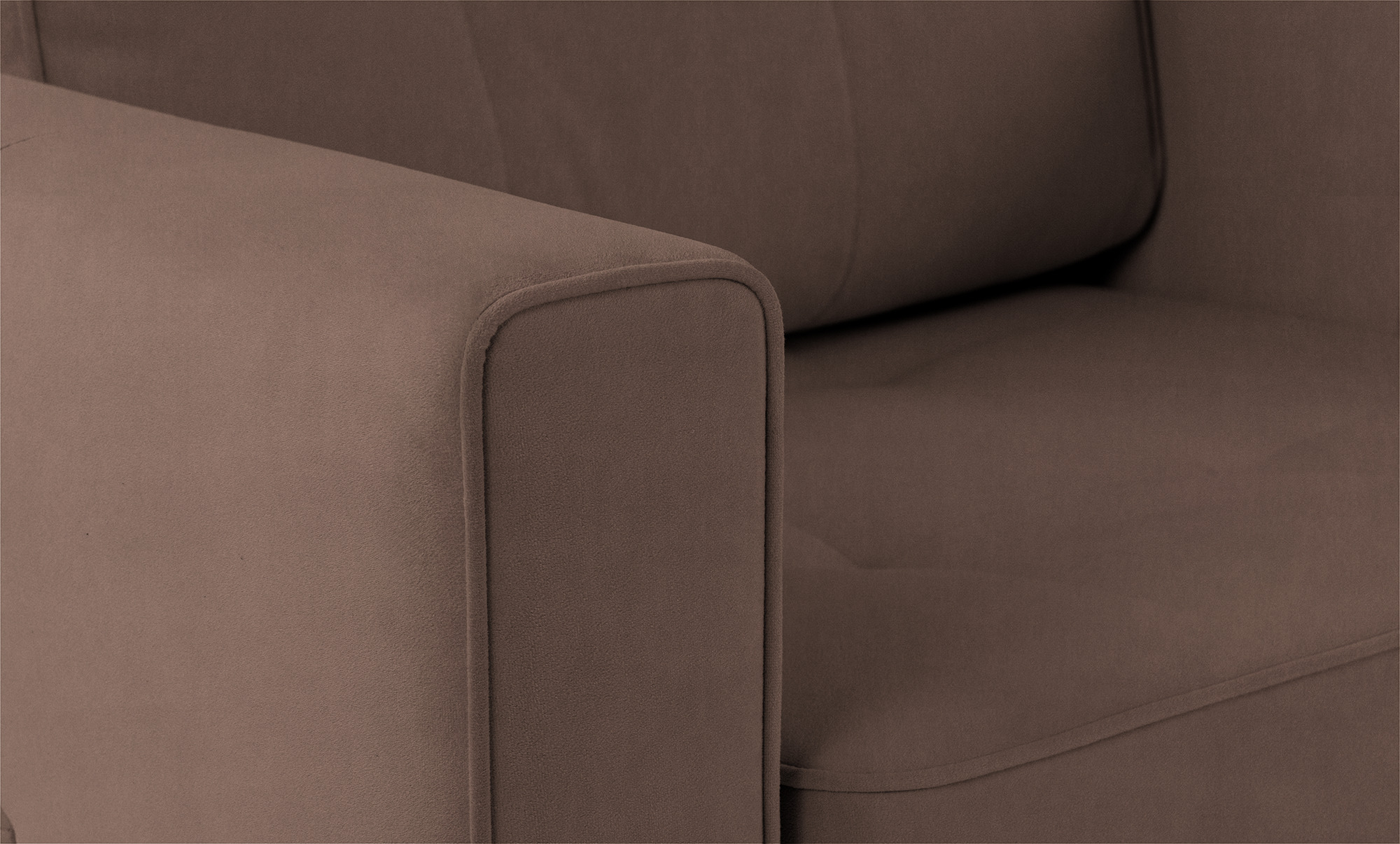 Кресло -кровать Amani Pro, ткань Casanova Chocolate (подлокотник: 15 см) — купить в Озерце