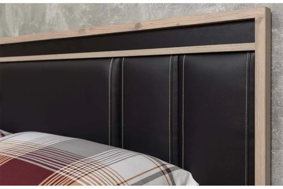 Спальня Nature (Гаскон Пайн/Черный) - купить в Озерце