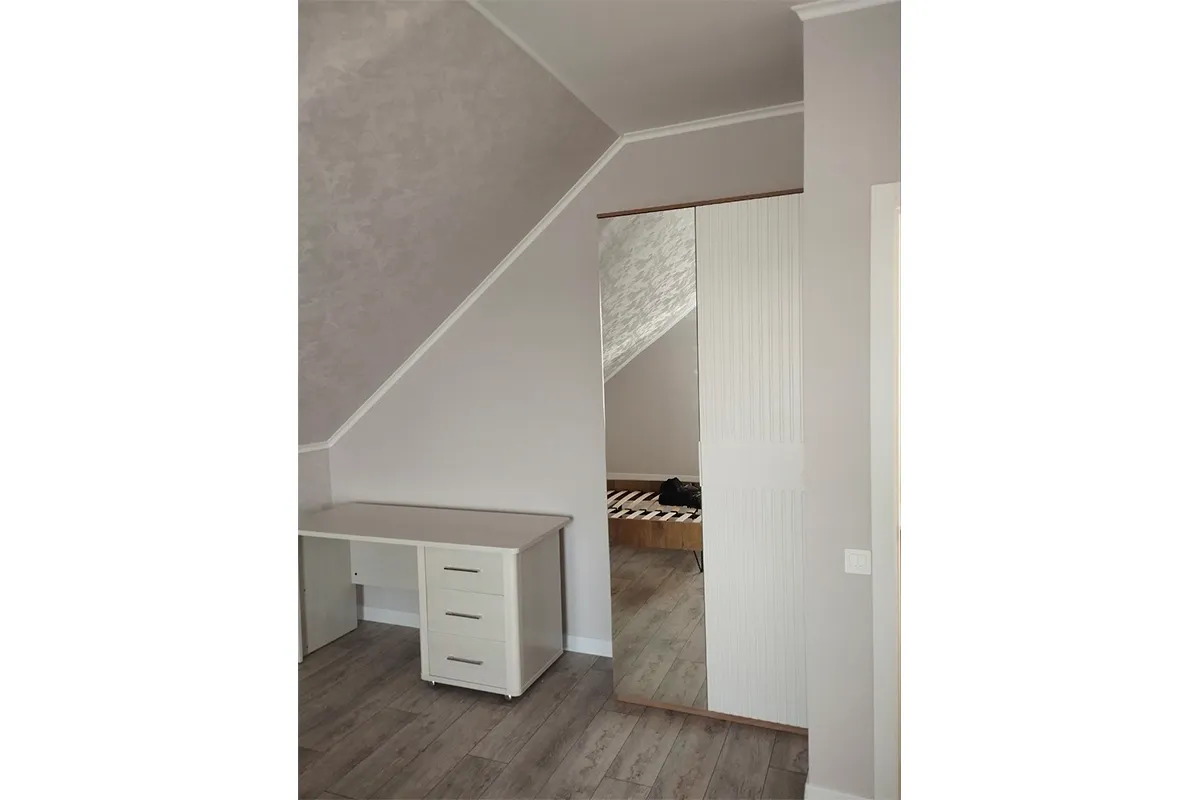 Шкаф комбинированный Хилтон с 2 дверями Исп.2.1 (Дуб Крафт Золотой/Белый матовый) в мебель-центре Озерцо