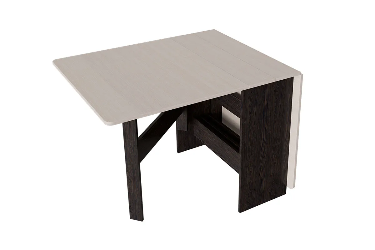 Стол-книжка тип 2 (Венге Цаво/Дуб Белфорт) - купить в Озерце