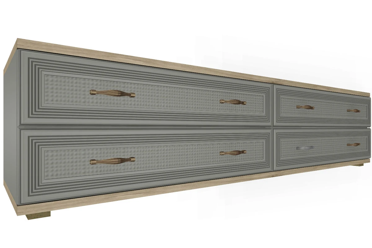 Гостиная Карина-15 (Гикори Джексон Светлый/Серый Оникс) — Мебель-центр Озерцо