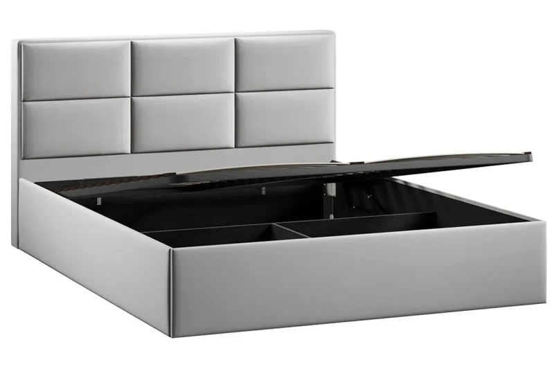 Кровать Стелла с ПМ Тип 1 и заглушиной 160х200 (Велюр/Confetti Silver) - купить в Озерце