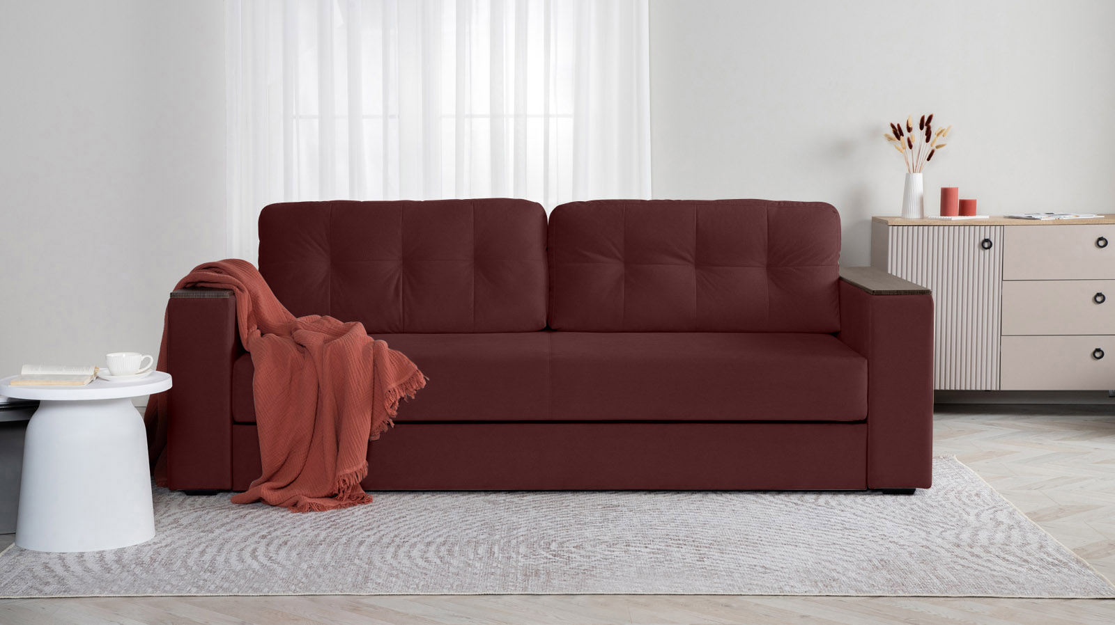 Диван Loko Pro Тк. Sky Velvet 32 113x243 — купить в Озерце